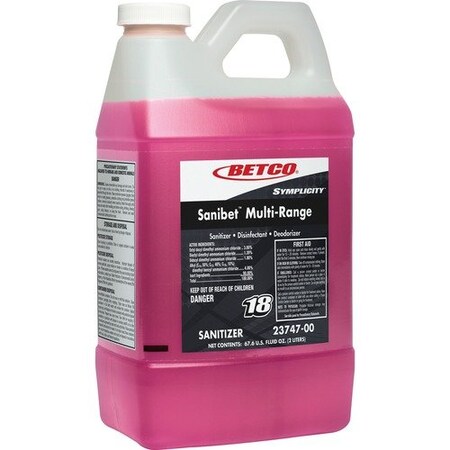 Betco SANITIZER, SANBT, SYMPLCTY, 2L BET2374700
